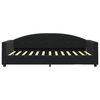vidaXL Sofa z funkcją spania, czarna, 100x200 cm, obita aksamitem