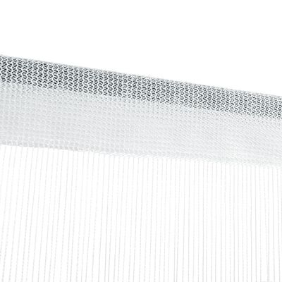 vidaXL Zasłony sznurkowe, 2 sztuki, 100 x 250 cm, białe