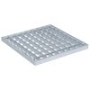 vidaXL Ruszt srebrny 30 x 30 x 2 cm Stal ocynkowana na gorąco