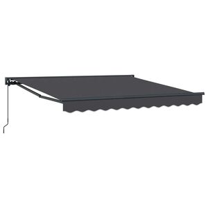 vidaXL Rama markizy antracytowy 300 x 250 cm Poliester z powłoką PU