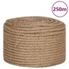 vidaXL Lina, 100% juty, 14 mm, 250 m