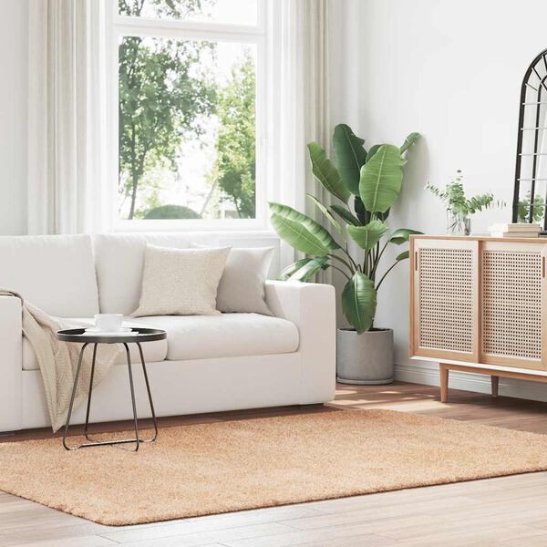 vidaXL Dywan shaggy z długim włosiem, NAVARRA, beżowy, 160x230 cm