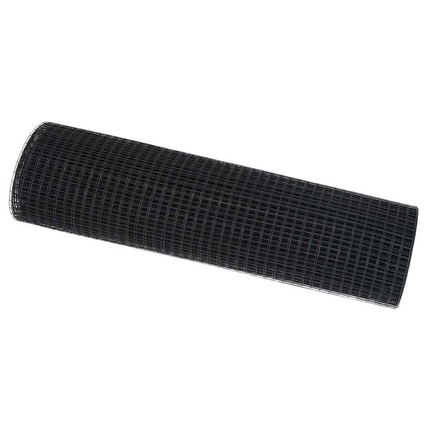 vidaXL Spawana siatka ogrodzeniowa Szary 0.6 x 50 m