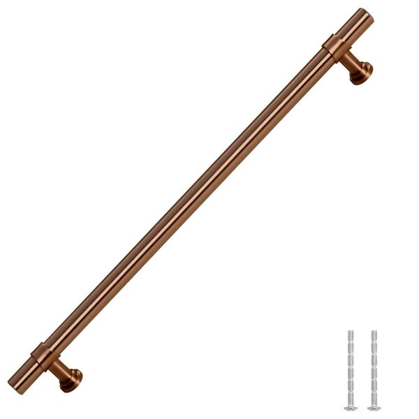 vidaXL Uchwyty do szafek, 5 szt., brąz, 224 mm, stal nierdzewna