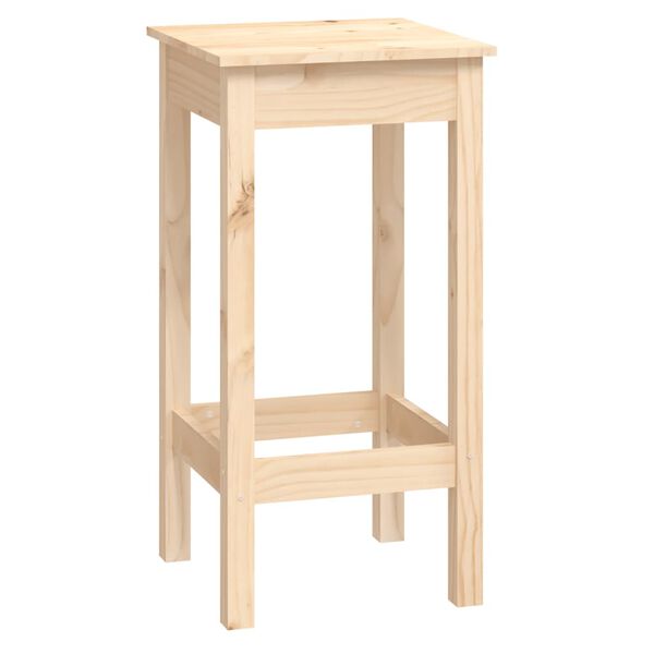 vidaXL 9-cz. zestaw mebli barowych, lite drewno sosnowe