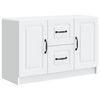 vidaXL Bufet Biały 89 x 34,5 x 57 cm Drewno inżynieryjne