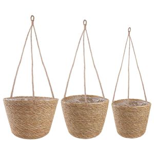 vidaXL 3 szt. naturalny &Oslash;26 x 19 cm 100% Trawa morska