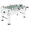 vidaXL St&oacute;ł do gry w piłkarzyki, stal, 60 kg, 140x74,5x87,5 cm, biały