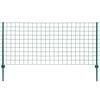 vidaXL Euro ogrodzenie, stalowe, 20 x 1,5 m, zielone