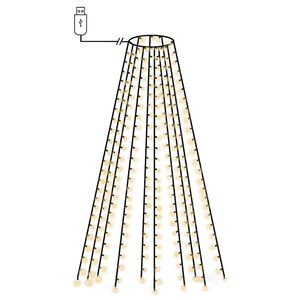 vidaXL Lampki choinkowe w formie siatki, 250 LED, 250 cm
