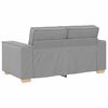 vidaXL Sofa 3 pcs Szary chmur Tkanina lniana
