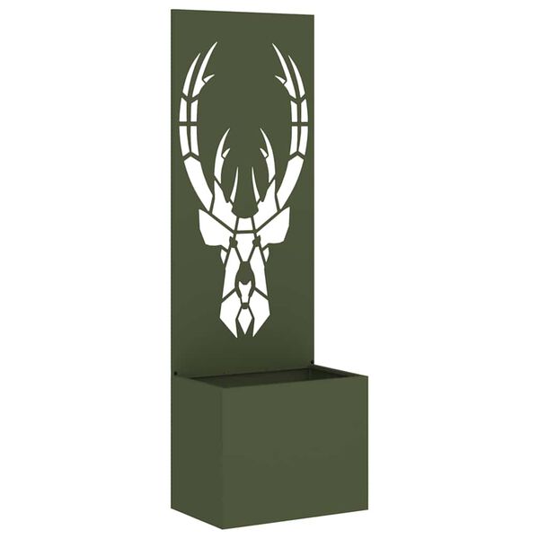 vidaXL Ekran zapewniający prywatność w ogrodzie oliwkowy 50 x 140 cm