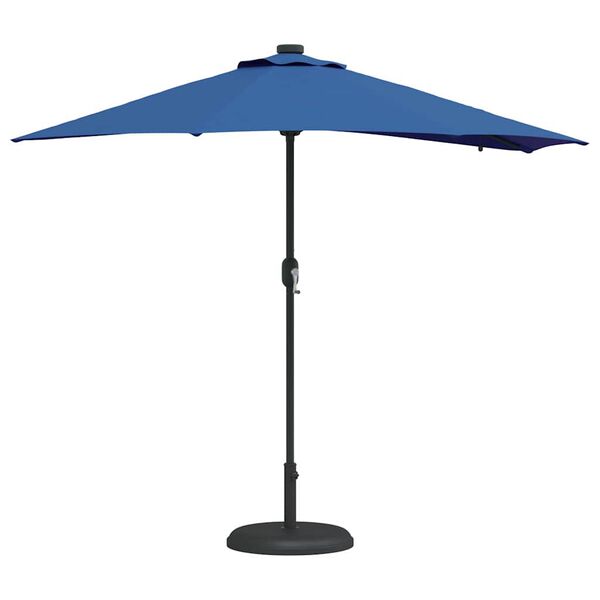 vidaXL Parasolka ogrodowa Niebieski azur 294 x 150 x 223 cm