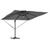 vidaXL Parasol Roma Antracyt 286 x 285 x 270 cm Aluminium i Poliester