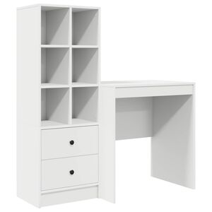 vidaXL Biurko Biały 115,5 x 50 x 127 cm 2 szt.