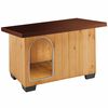 Ferplast Buda dla psa Baita 80, brązowa, 102 x 70 x 65,5 cm, 87015000
