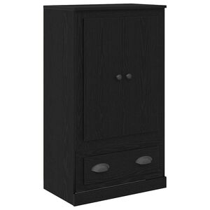 vidaXL Highboard Czarny Dąb 60 x 35,5 x 103,5 cm Drewno inżynieryjne