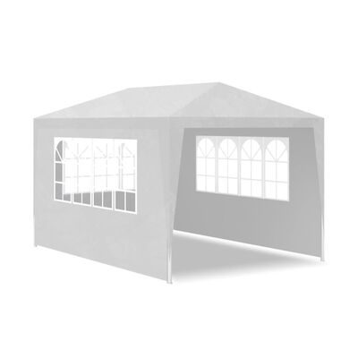 vidaXL Namiot imprezowy, 3 x 4 m, biały