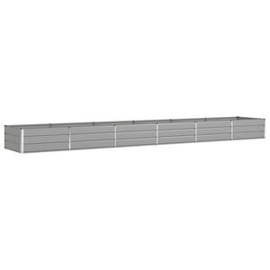 vidaXL Donica jasnoszary 580 x 100 x 45 cm Stal ocynkowana