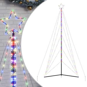 vidaXL Choinka LED 615 LED Kolorowa 404,5 cm