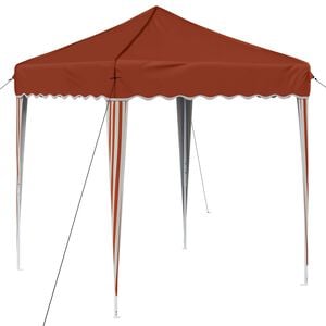vidaXL Namiot imprezowy rozkładany 195 x 195 x 245 cm terakota