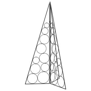 vidaXL Metalowa choinka świąteczna KUOPIO 100 cm Stal Czarny