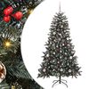 vidaXL Sztuczna choinka Zielony 150 cm PVC, plastik i stal