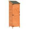 vidaXL Shed ogrodowy brązowy 59,5 x 56 x 176,5 cm Drewno inżynieryjne