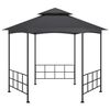 vidaXL Altana ze ściankami, 3,1 x 2,7 m, antracytowa