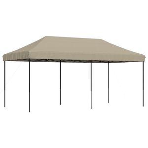 vidaXL Składany namiot imprezowy typu pop-up, taupe, 580x292x315 cm