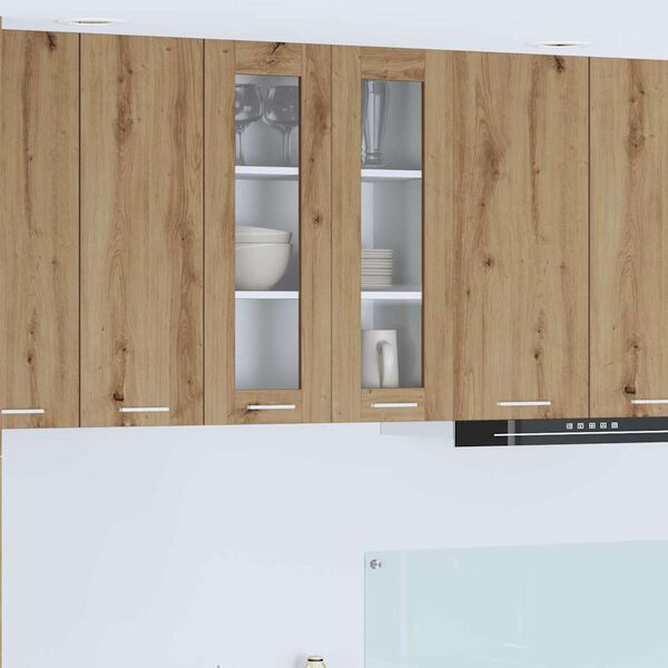 vidaXL Szafka wisząca Riga Dąb rzemieślniczy 60 x 31 x 80 cm