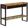 vidaXL Stolik konsolowy, 110x30x76 cm, lite drewno z odzysku