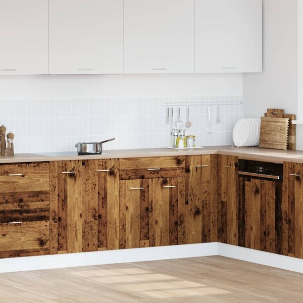 vidaXL Szafka z szufladą, "Lyon", stare drewno, 60x46x81,5 cm