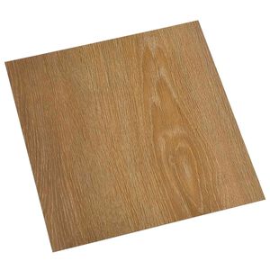 vidaXL Deski podłogowe Brązowy 5,11 m&sup2; 55 szt. PVC