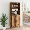 vidaXL Highboard Stare drewno 69,5 x 34 x 180 cm