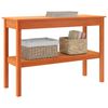 vidaXL Konsola Woskowy brąz 110 x 40 x 75 cm Lite drewno sosnowe