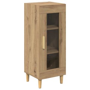 vidaXL Bufet Dąb rzemieślniczy 34,5 x 32,5 x 90 cm Drewno inżynieryjne