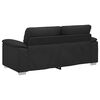 vidaXL Sofa 2-osobowa czarna 180x81x84 cm ze sk&oacute;ry ekologicznej