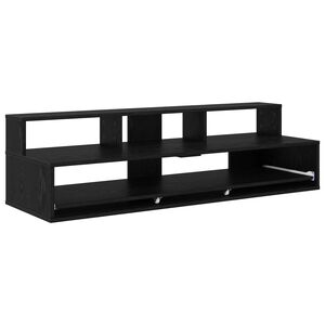 vidaXL Biurko studyjne Czarny dąb 152 x 42,5 x 36 cm