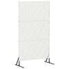 vidaXL Ekran prywatności 100 x 50 x 180 cm Stal Biały