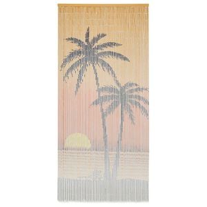 vidaXL Zasłona na drzwi, bambus, 90 x 200 cm