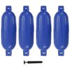 vidaXL Odbojnice do łodzi, 4 szt., niebieskie, 58,5x16,5 cm, PVC
