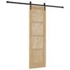 vidaXL Drzwi przesuwne ORKDAL naturalny 61 x 198,5 cm