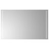vidaXL Lustro łazienkowe z LED, 50x80 cm
