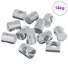vidaXL Nakrętki Barrel 3462 pcs Srebrny M6 x 13 mm Metal