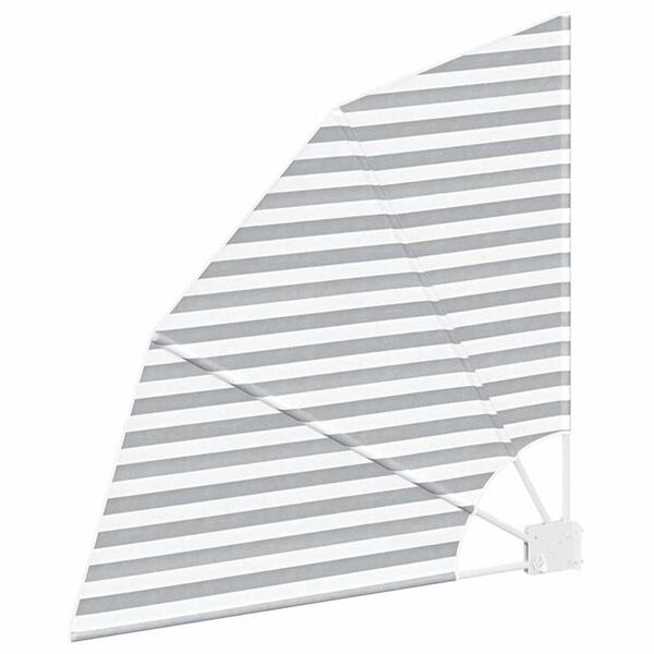 vidaXL Ekran Prywatności Balkonowej Antracytowo-biały 115 x 115 cm