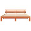 vidaXL Ramka ł&oacute;żka Woskowy Brąz 200 x 200 cm Lite drewno sosnowe