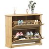 vidaXL Szafka na buty Corona, 99x32x85 cm, lite drewno sosnowe