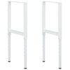 vidaXL Regulowane ramy stołu roboczego, 2 szt., metal, 55x(69-95,5) cm