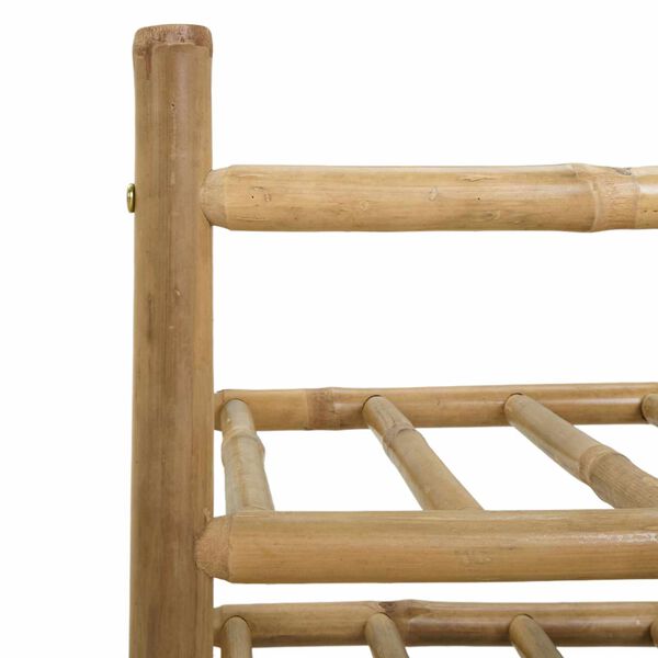 vidaXL Regał na wino Naturalny 57 x 29,5 x 36 cm Bambus